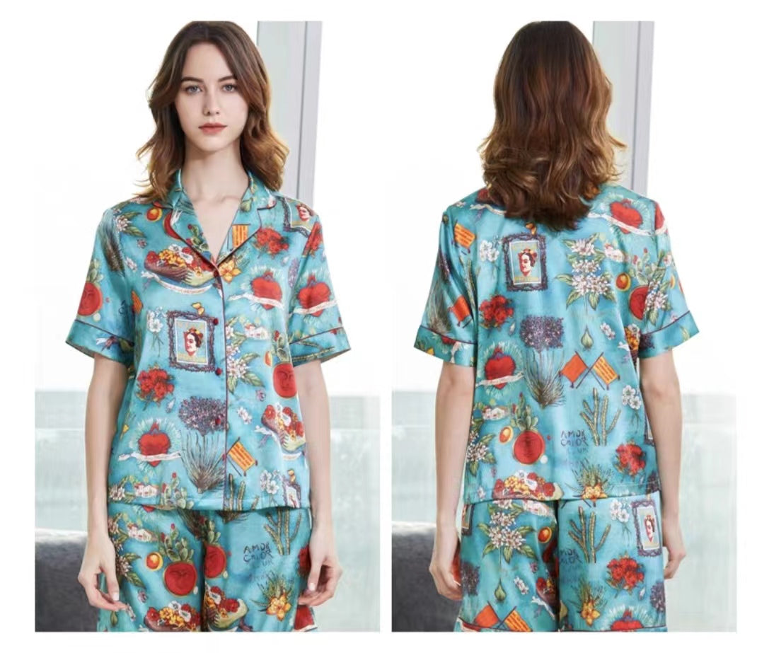 Women's 19MM 100% Silk Pajamas Set