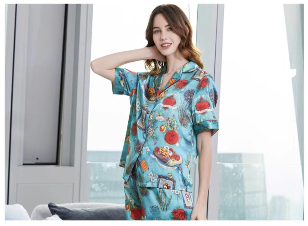 Women's 19MM 100% Silk Pajamas Set