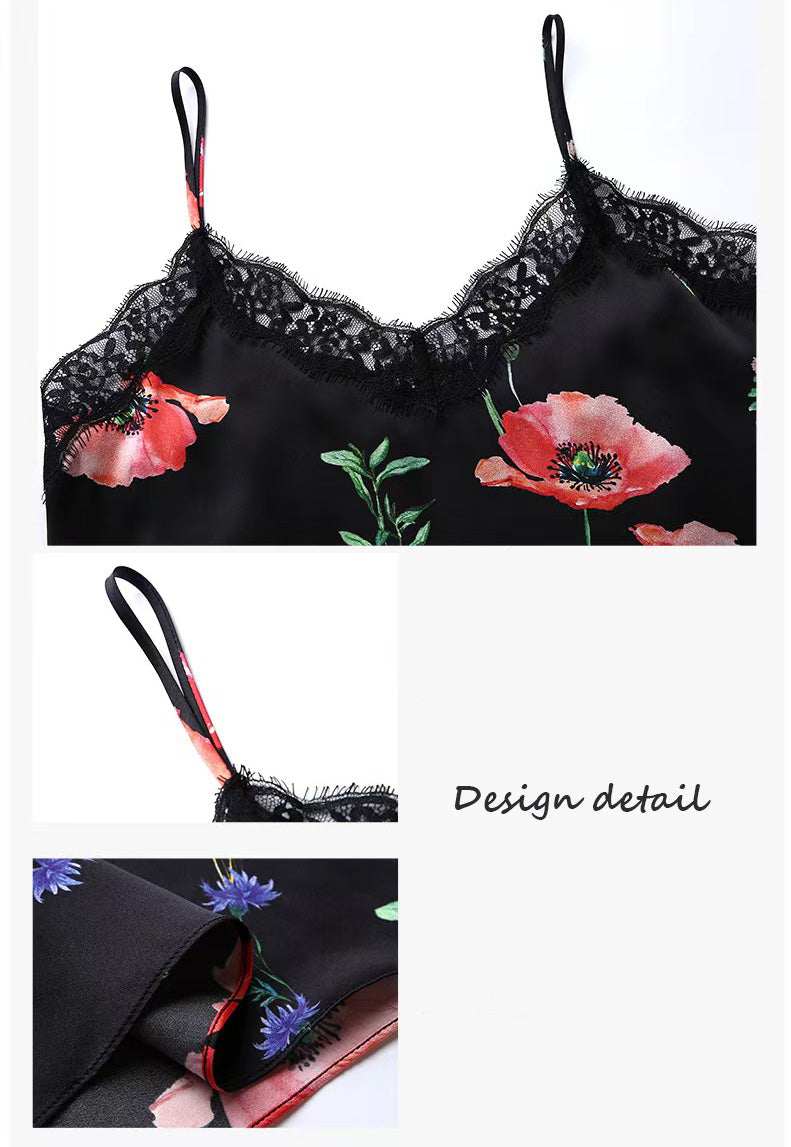 New Women's 100% Silk Pajamas Sets