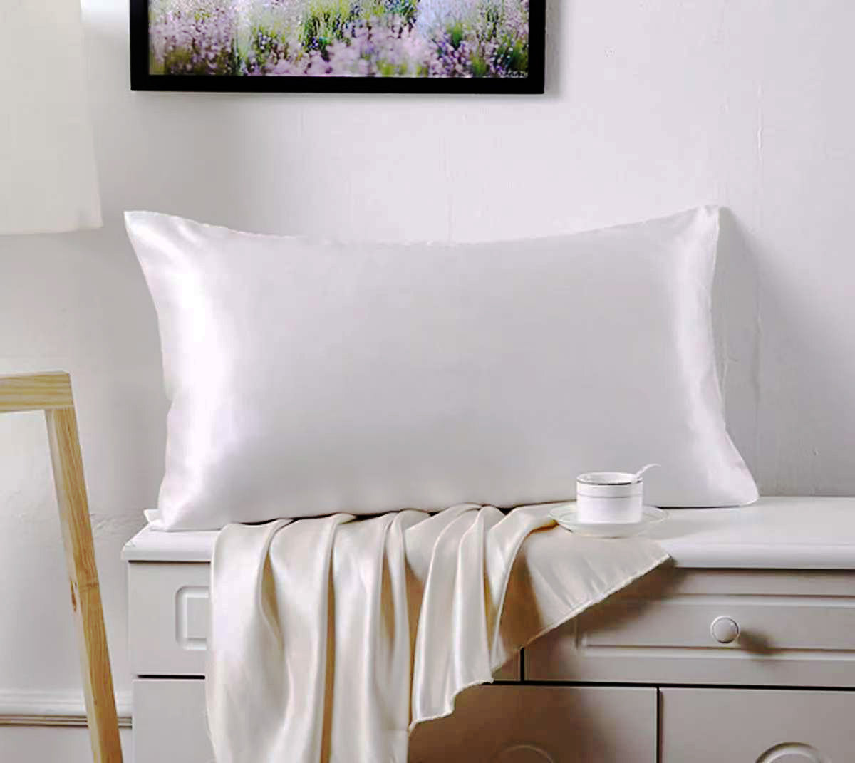 2pcs 40MM 100% Silk Pillowcases