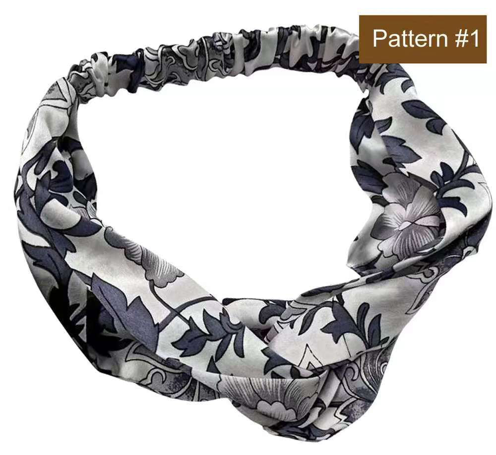 30pcs 100% Silk Hair Bands