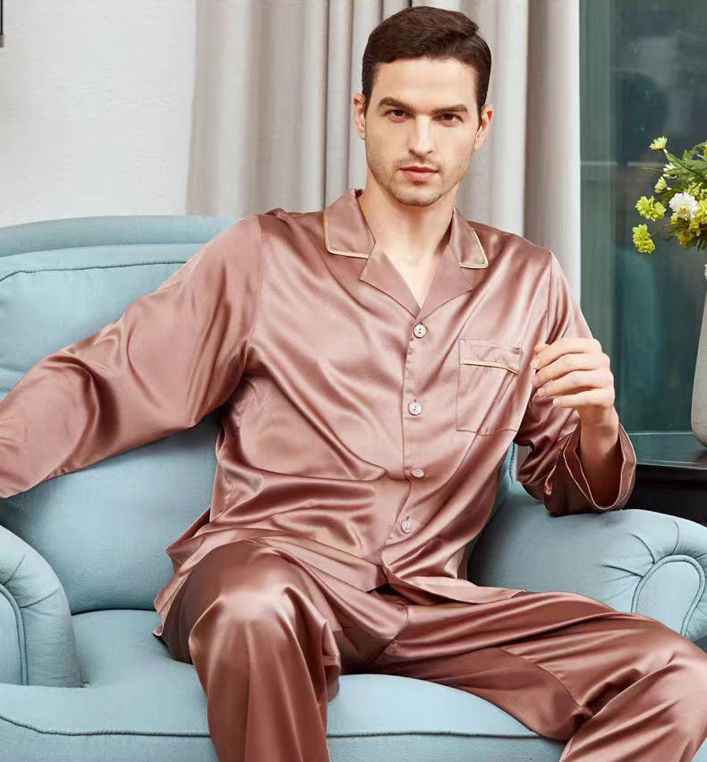 NEW Men's 22MM 100% Silk Pajama Set