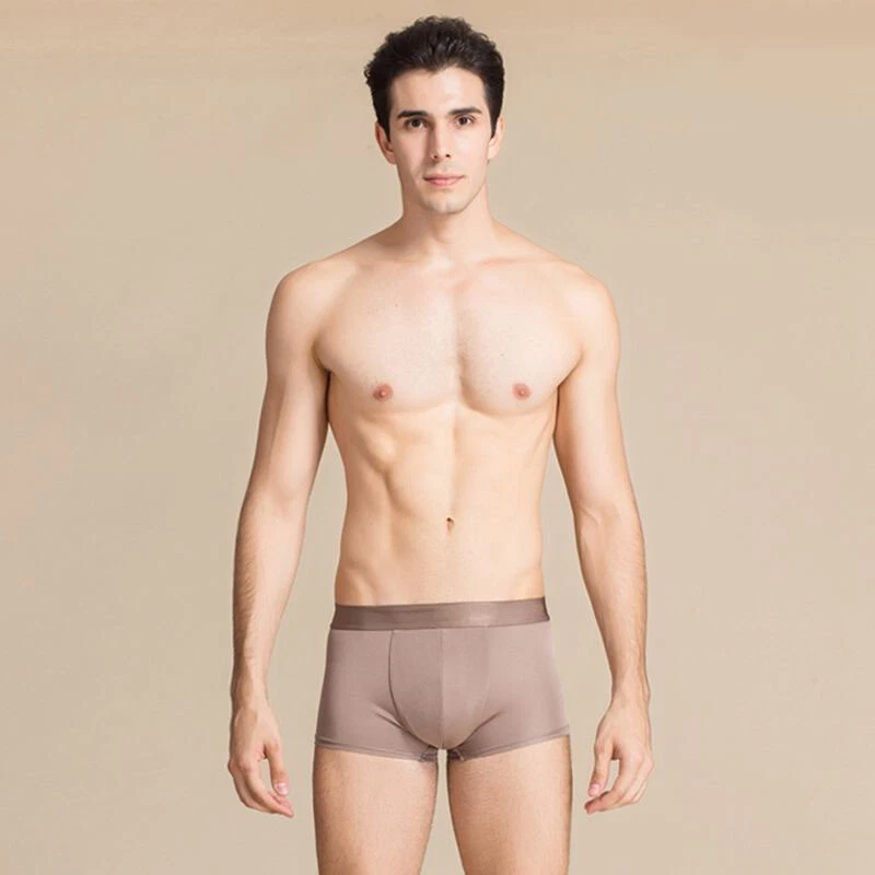 12pcs Mens 100% Silk Boxer Shorts