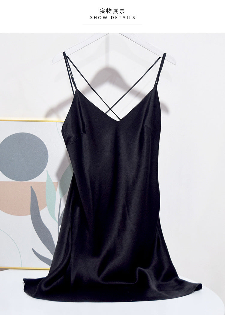 Women's 100% Silk Chemise Silk Sleepwear