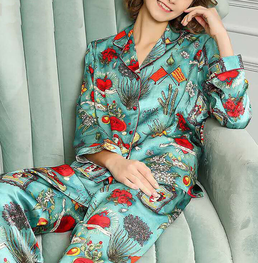Women's 19MM 100% Silk Sleepwear