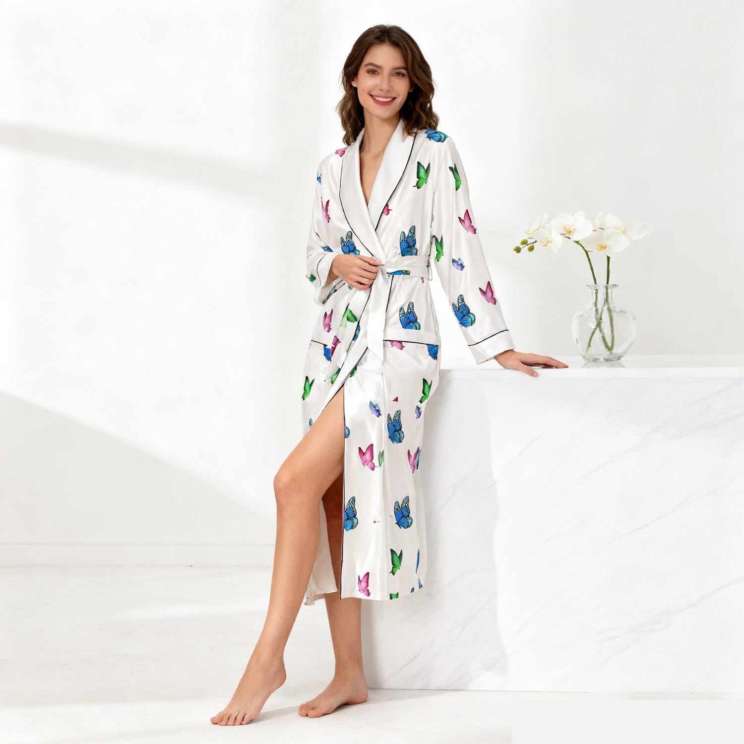 Women's Silk Robe