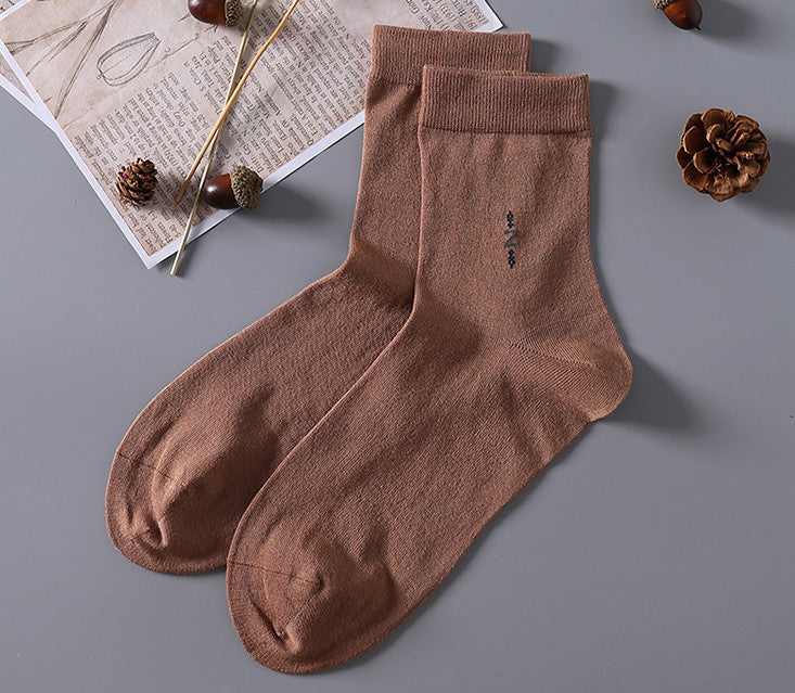 30 pairs Men's Silk Dress Socks High Ankle Socks Sports Casual Socks One size