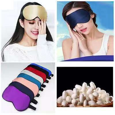 30pcs Wholesale Lot 100% Silk Sleep Eye Masks For Travel & Sleep