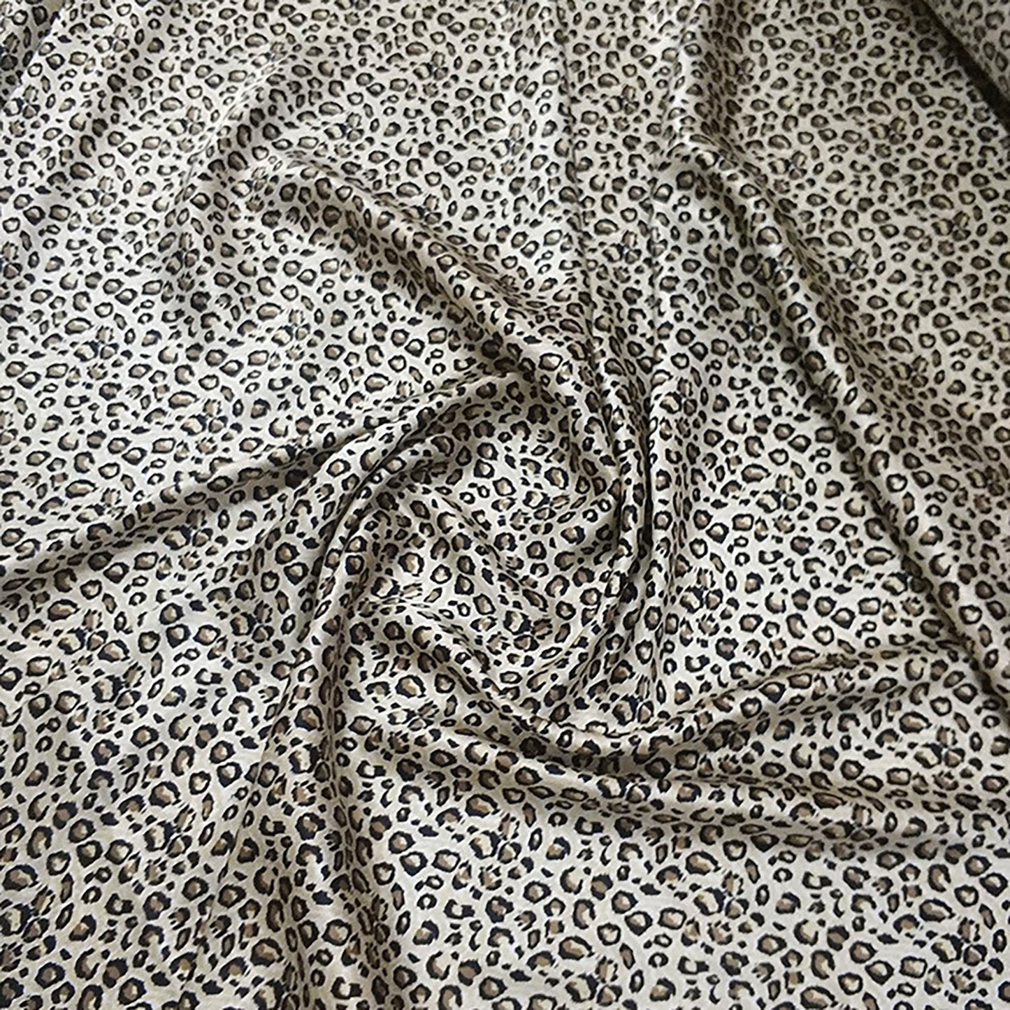 2pcs 100% Silk Floral Pillowcases  Wild Leopard