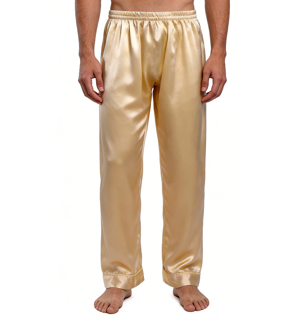 Men's 100% Silk Pajama Pants 19MM