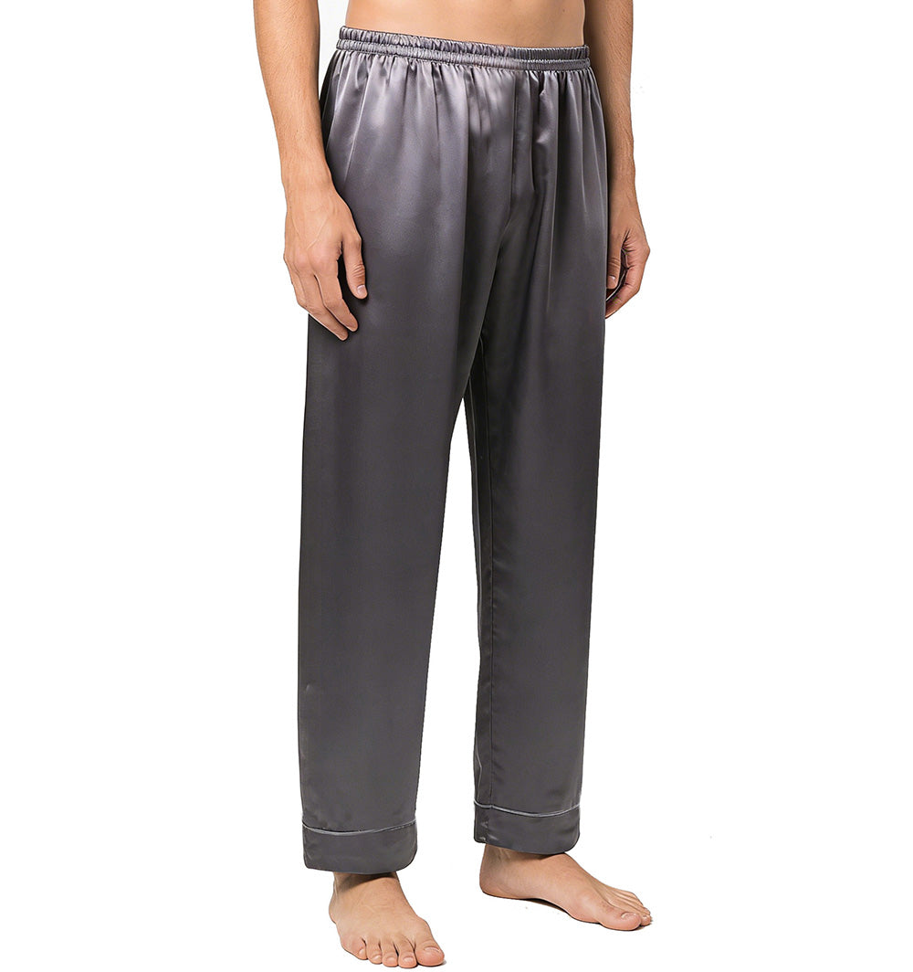 Men's 100% Silk Pajama Pants 19MM
