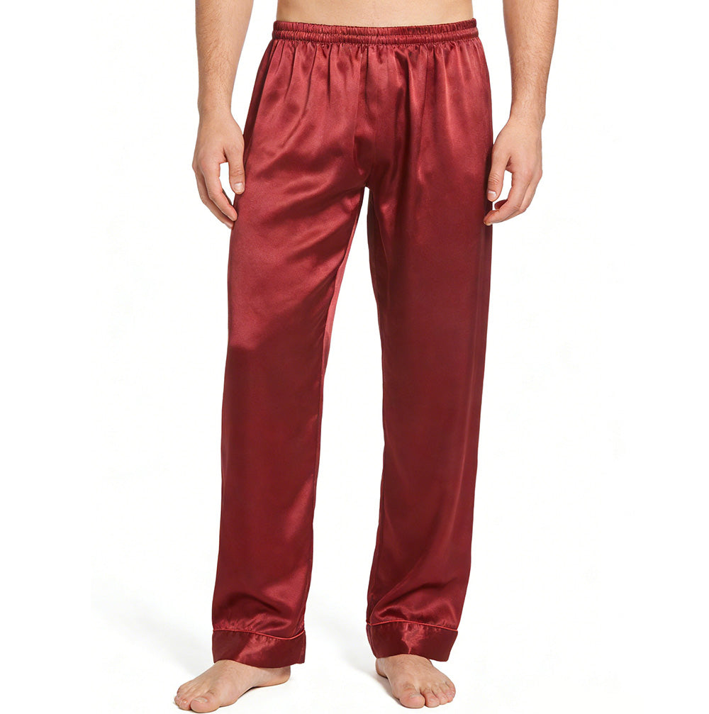 Men's 100% Silk Pajama Pants 19MM