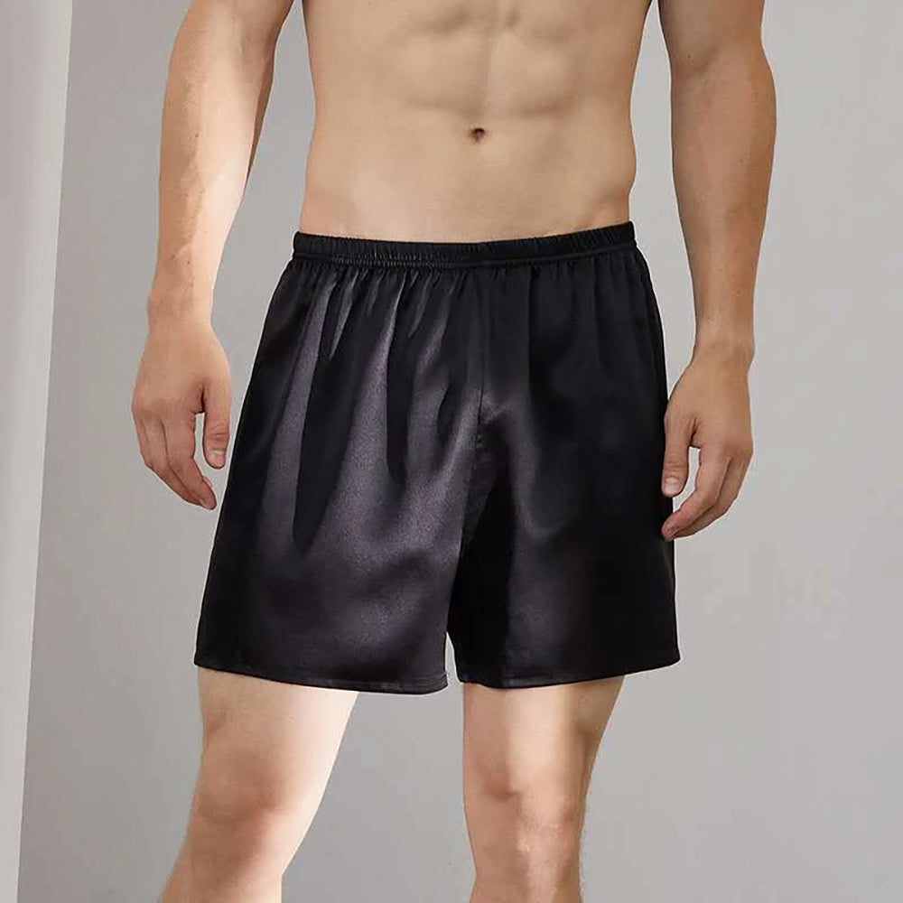 Men's 100% Silk Boxer Shorts