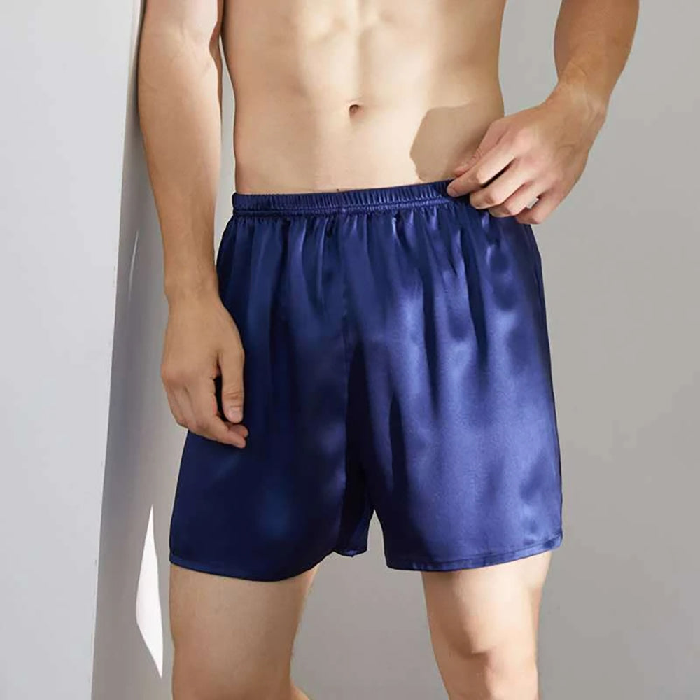 Men's 100% Silk Boxer Shorts